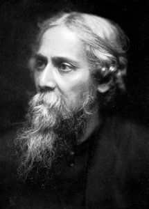 Rabindranath Tagore 1861-1941, indischer Philosoph und Dichter, ca. 1930-1941 von Unbekannt