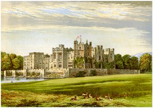 Raby Castle, County Durham, Heimat des Herzogs von Cleveland, ca. 1880 von Unbekannt
