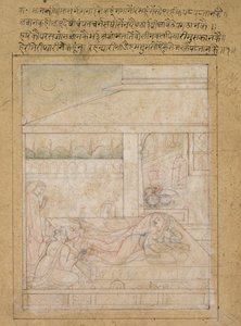 Versöhnung von Radha und Krishna, ca. 1790-1800