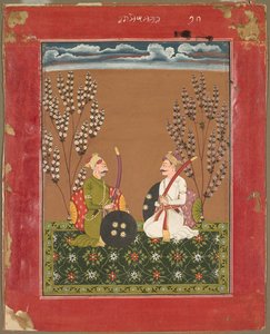 Raga Suramananda, Seite aus einer Ragamala-Serie, um 1750