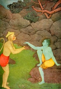 Rama sendet seinen Siegelring an Sita, 1920