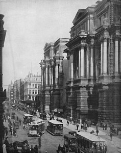 Randolph Street, Chicago, Illinois, um 1897 von Unbekannt