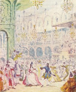 Randulph und Hilda tanzen in der Rotunde der Ranelagh Gardens, 1842, 1903 von Unbekannt