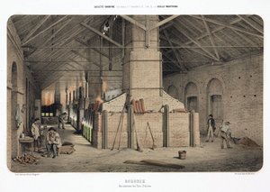 Verarbeitung von Rohstoffen, Metallurgieöfen in Borbeck, Deutschland von Unbekannt