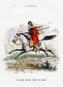 Rote Reiter von Abd-el-Kader, Algerien von Unbekannt