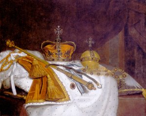 Regalien von Karl II., 1670er Jahre von Unbekannt