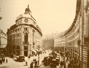 Regent Street wieder aufgebaut, um 1930 von Unbekannt