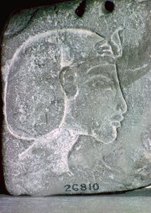 Relief, das den Kopf von Echnaton zeigt, 14. Jahrhundert v. Chr. von Unbekannt
