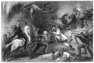Abwehr eines Ausfalls aus Delhi, 1857