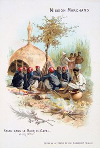 Rast in Bahr-el-Ghazal, Juni 1897