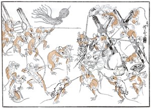 Vergeltung, die Ratten und die Katze, 1878-1886 von Unbekannt
