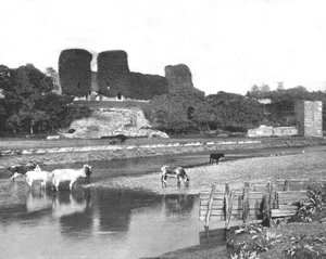 Burg Rhuddlan, Denbighshire, Wales, 1894