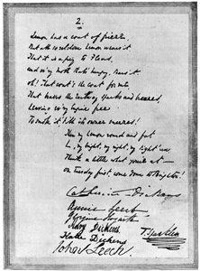 Reimbrief von Charles Dickens an Mark Lemon von Unbekannt