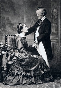 Richard und Cosima Wagner, spätes 19. Jahrhundert von Unbekannt