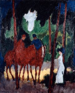 Reiter im Bois de Boulogne, ca. 1904
