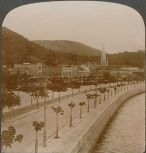 5-Meilen-Kai von Rio de Janeiro, um die größte landumschlossene Bucht der Welt
