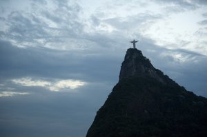 Rio de Janeiro, Statue von Christus dem Erlöser auf dem Corcovado, Zuckerhut, Brasilien von Unbekannt