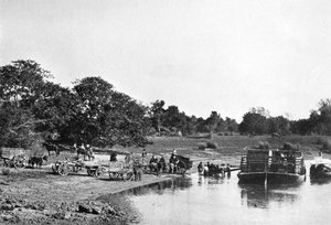 Flusslandschaft, Rio Corrientes, Paraguay, 1911 von Unbekannt