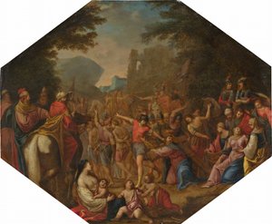 Der Weg nach Golgatha, 1615-1620 von Unbekannt