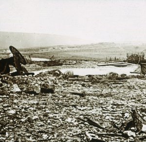 Straße nach Verdun, Nordfrankreich, ca. 1914-1918 von Unbekannt
