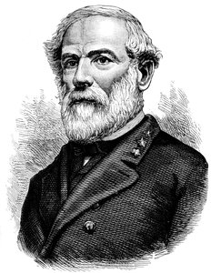 Robert E. Lee, konföderierter General des amerikanischen Bürgerkriegs, um 1880 von Unbekannt
