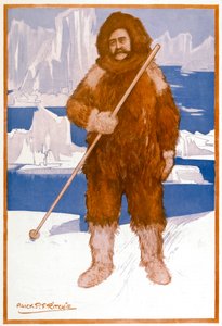 Robert Edwin Peary, amerikanischer Marineoffizier und Entdecker, 1909
