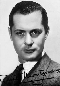 Robert Montgomery, amerikanischer Schauspieler und Regisseur, signiertes Foto