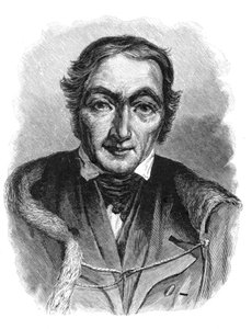 Robert Owen, walisisch-britischer Philanthrop und Sozialist, 19. Jahrhundert von Unbekannt