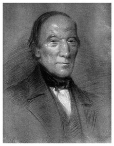Robert Owen, walisisch-geborener Industrieller, Philanthrop und Sozialist, 1851