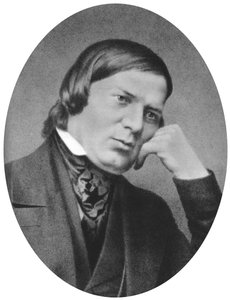 Robert Schumann 1810-1856, deutscher Komponist, Ästhet und einflussreicher Musikkritiker von Unbekannt