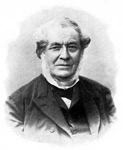 Robert Wilhelm Bunsen, deutscher Chemiker des 19. Jahrhunderts, 1900