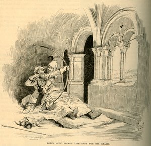 Robin Hood markiert den Ort für sein Grab, 1883