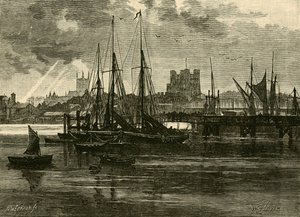 Rochester, von der Medway, 1898