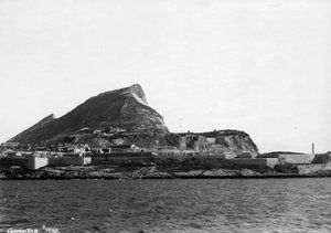 Felsen von Gibraltar, ca. 1920er-1930er Jahre von Unbekannt