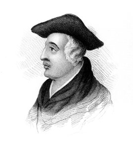 Roger Bacon, englischer Franziskaner und Philosoph des 13. Jahrhunderts, um 1850 von Unbekannt