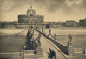 Rom - Brücke und Schloss St. Angelo, 1910