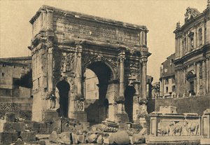Rom - Römisches Forum - Bogen des Septimius Severus, 1910
