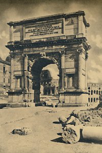 Roma - Römisches Forum - Titusbogen, 1910