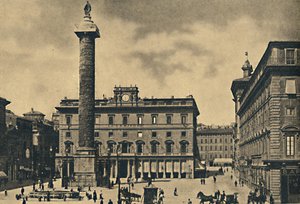 Rom - Platz und Säule des Marcus Aurelius
