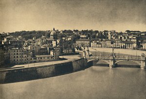 Roma - Blick auf die neue Brücke von Viktor Emanuel