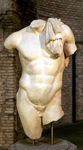 Römische Kopie einer griechischen Statue eines männlichen Torsos von Unbekannt