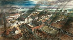 Römisches Fort in London, ca. 122 n. Chr.