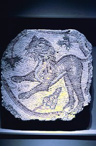 Römisches Mosaik eines Löwen von Unbekannt