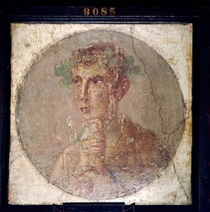 Römisches Porträt eines jungen Mannes aus Pompeji, 1. Jahrhundert von Unbekannt