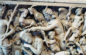 Römischer Sarkophag mit der Legende von Selene und Endymion, 230-235 n. Chr.