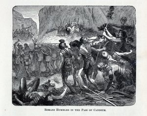 Die Römer gedemütigt im Pass von Caudium, 1882