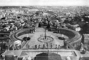 Rom, gesehen von der Kuppel des Petersdoms, 1926