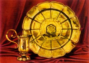 Rosenwasserkanne und Becken, 1938