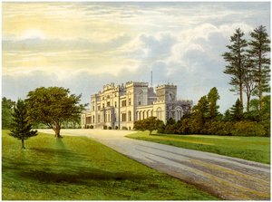Rossie Castle, Forfarshire, Schottland, Heimat der Familie Macdonald, um 1880 von Unbekannt