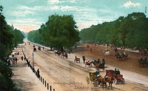 Rotten Row, Hyde Park, London, ca. 1910